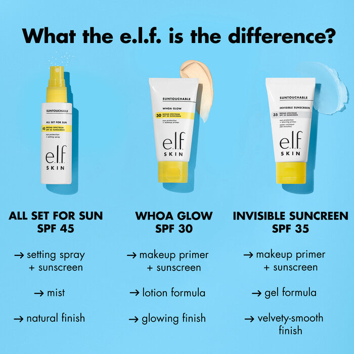 e.l.f. Skin Suntouchable Invisible Sunscreen SPF 35