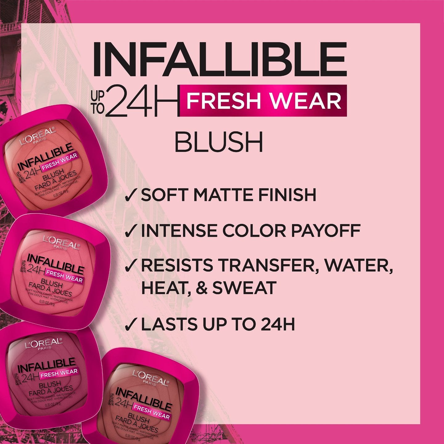 L'Oreal Paris Infallible 24H Fresh Wear Blush