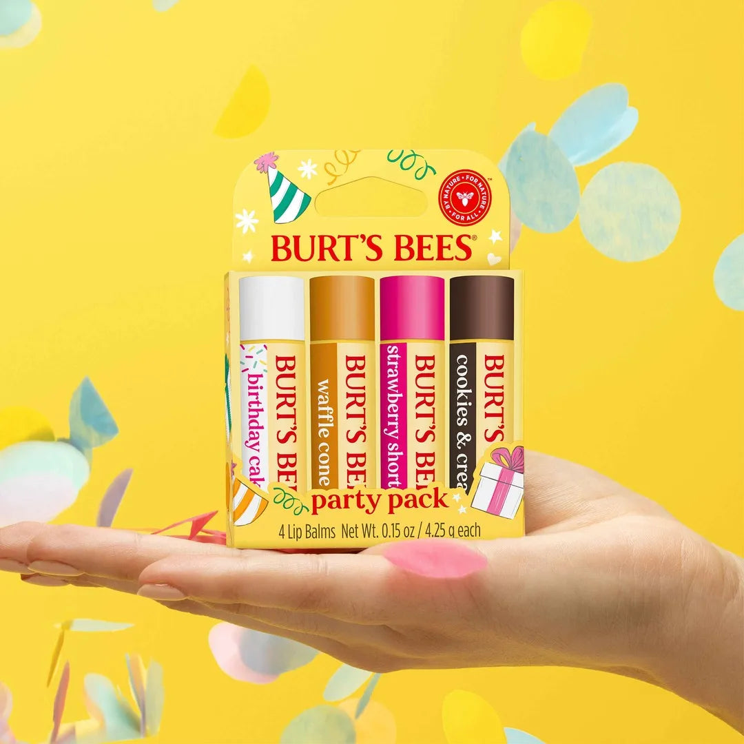 Burt's Bees Party Pack Lip Balm Set