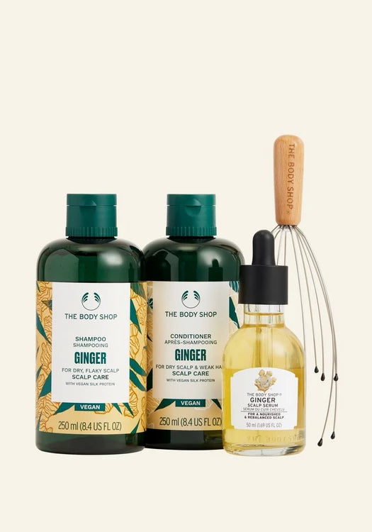 The Body Shop Shake & Swish Ginger Haircare Gift Set