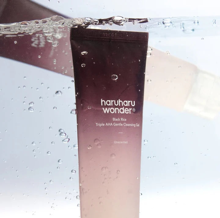 Haruharu Wonder Black Rice Triple AHA Gentle Cleansing Gel - Unscented