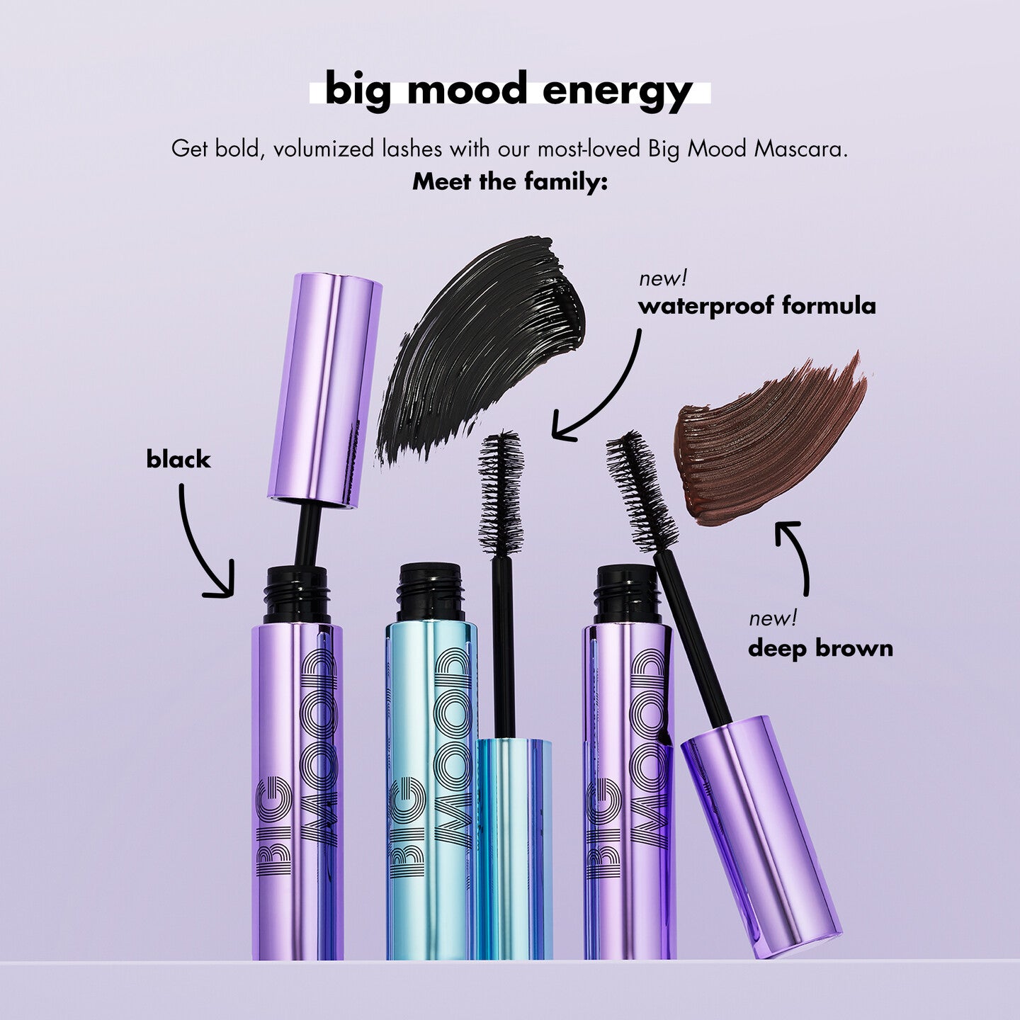 e.l.f Big Mood Mega Volume & Lifting Mascara - Waterproof