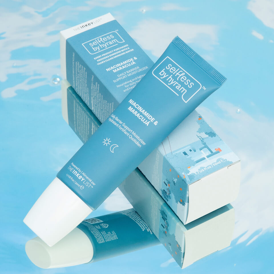 The Inkey List Selfless by Hyram Niacinamide and Maracuja Daily Support Moisturizer