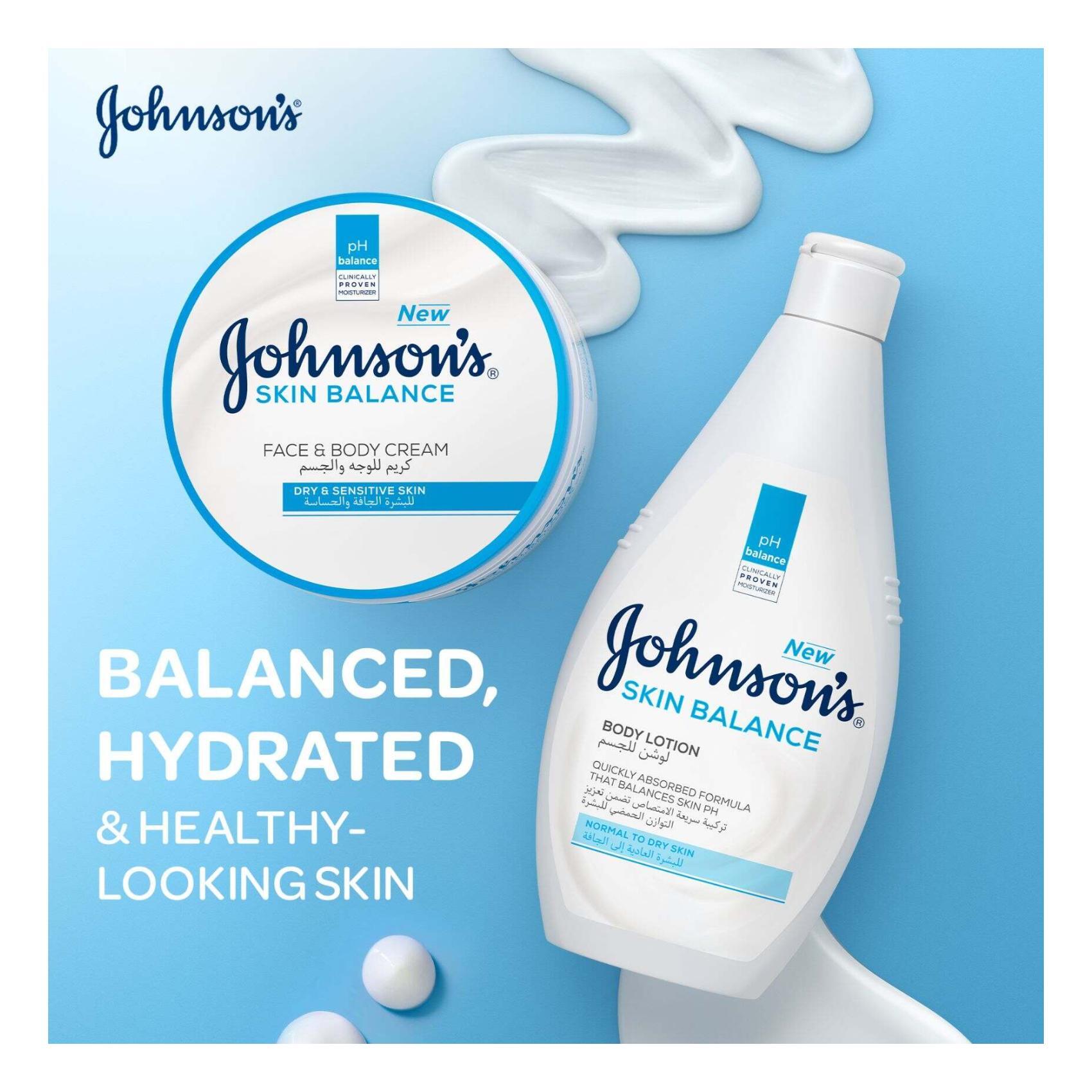 Johnson's Skin Balance Face and Body Cream