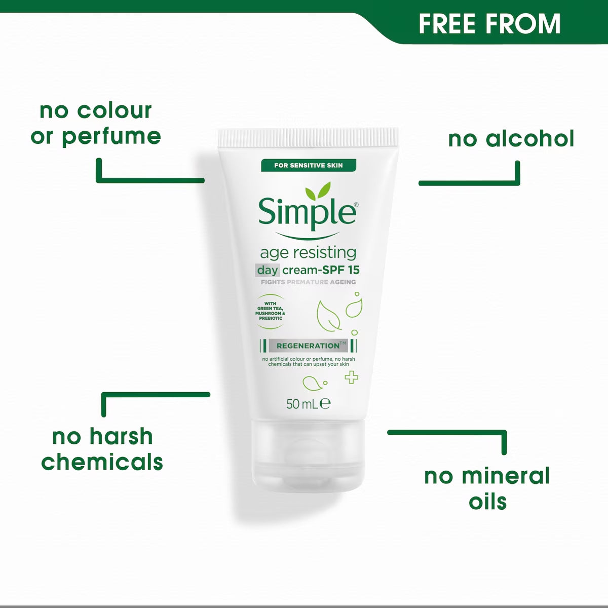 Simple Age Resisting Day Cream SPF 15