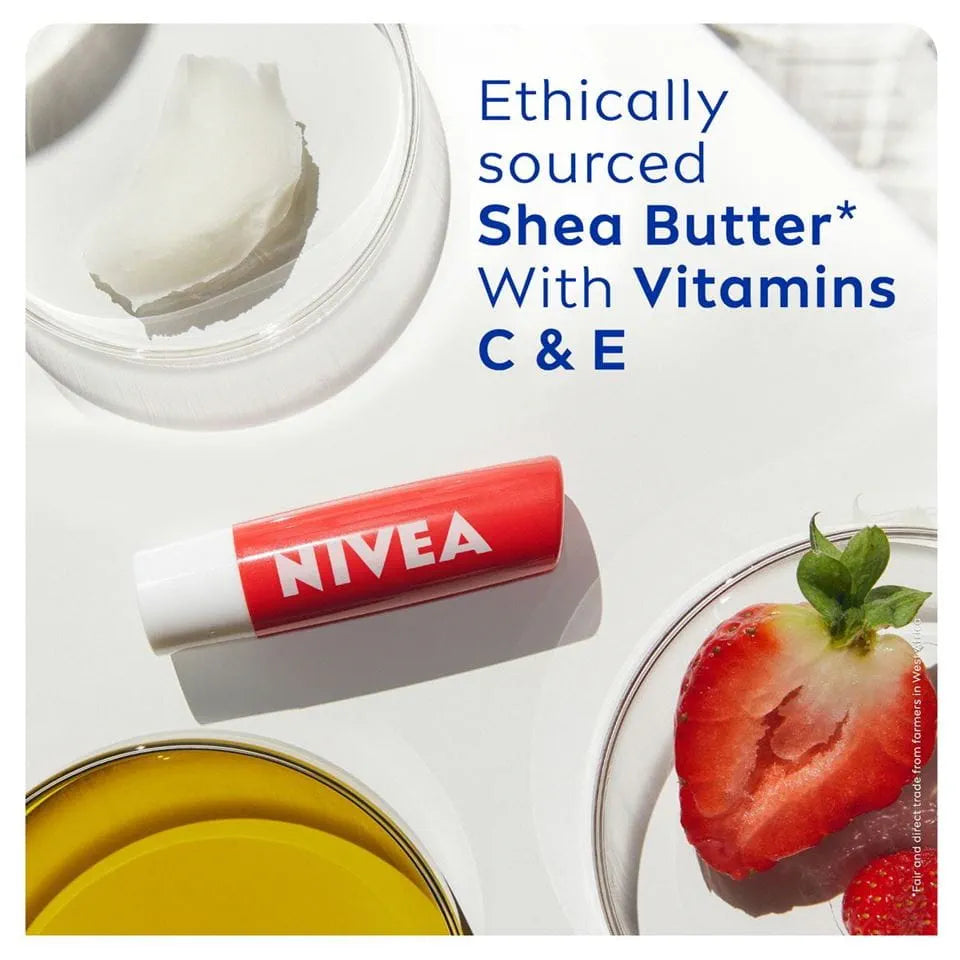 Nivea Strawberry Shine Lip Balm