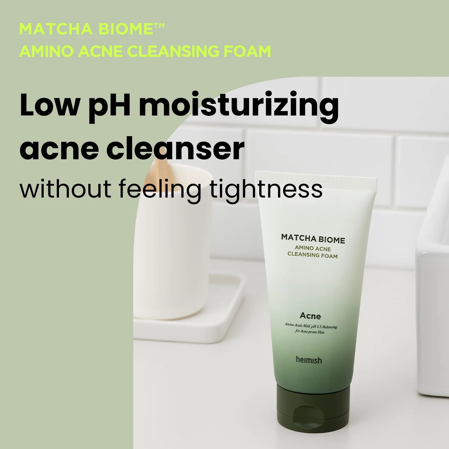 Heimish Matcha Biome Amino Acne Cleansing Foam