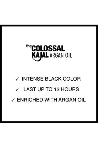 Maybelline New York Colossal Kajal Argan Oil 12Hr - Black