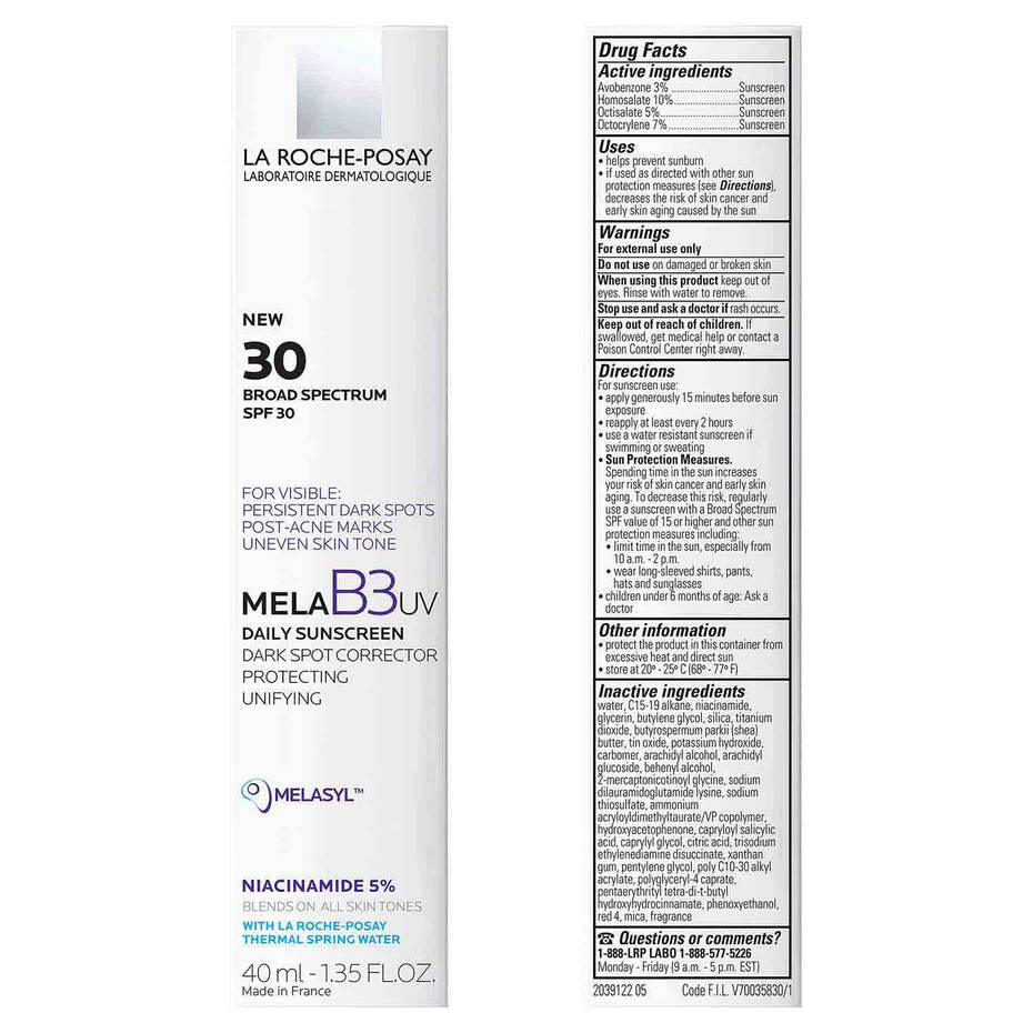 La Roche-Posay Mela B3 UV Daily Sunscreen SPF 30