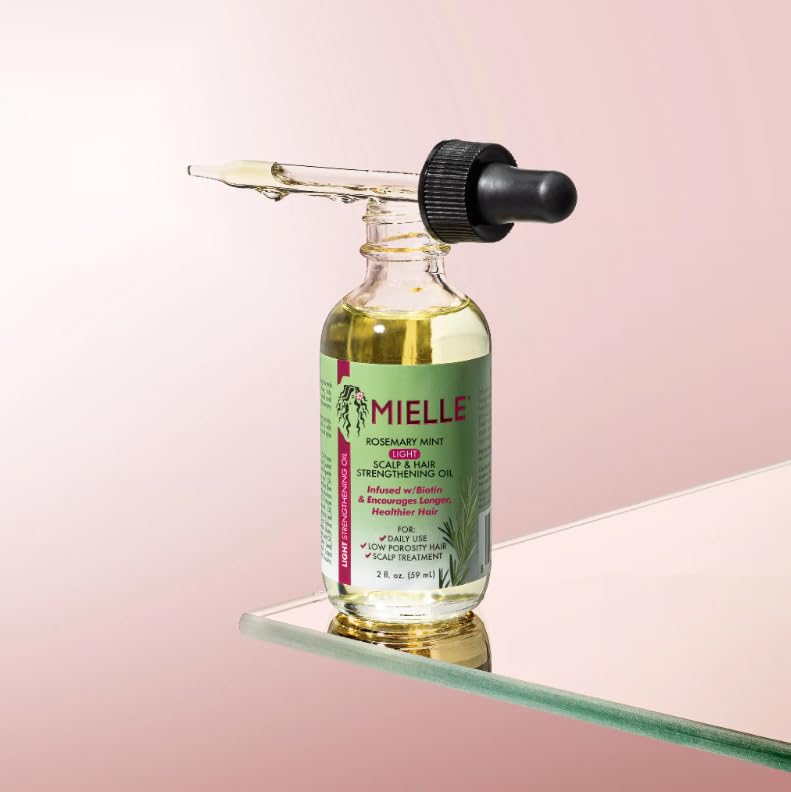 Mielle Rosemary Mint Scalp & Hair Strengthening Oil - Light