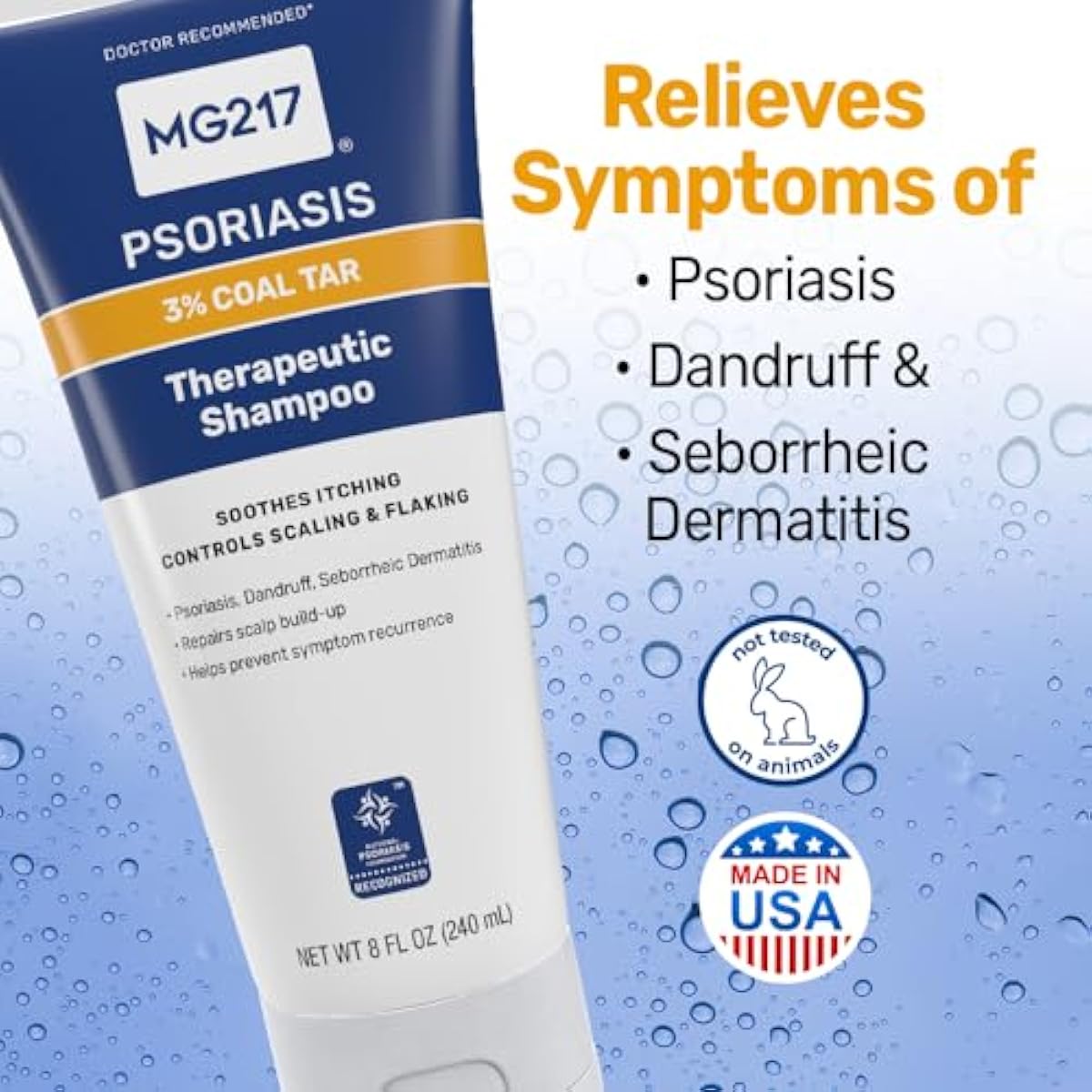 MG217 Psoriasis 3% Cool Tar Therapeutic Shampoo