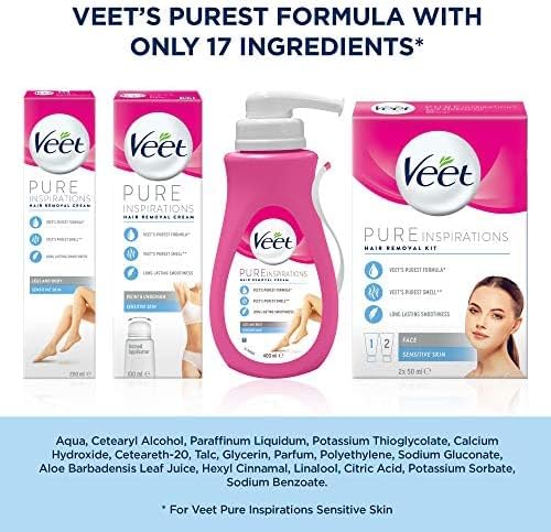 Veet Pure Inspirations Hair Removal Cream Sensitive Skin