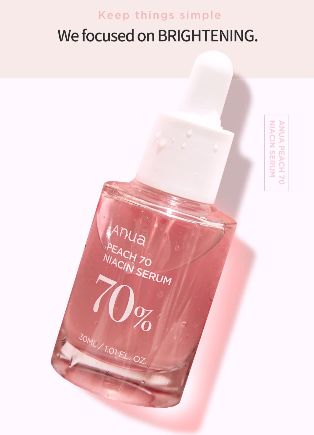 Anua Peach 70% Niacinamide Serum