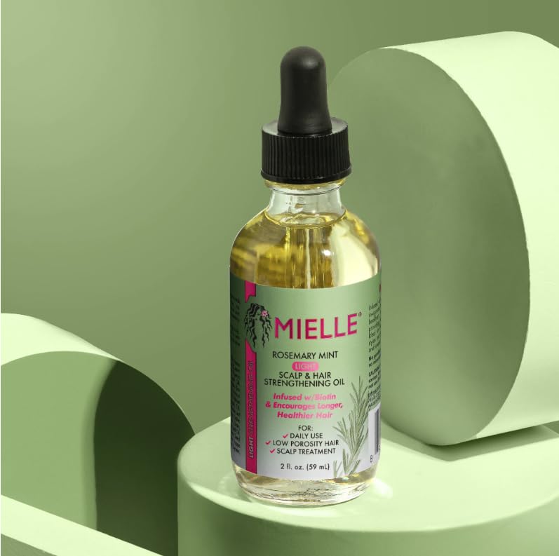 Mielle Rosemary Mint Scalp & Hair Strengthening Oil - Light