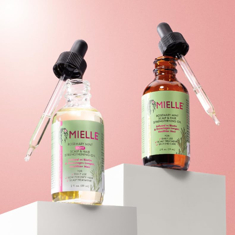 Mielle Rosemary Mint Scalp & Hair Strengthening Oil - Light