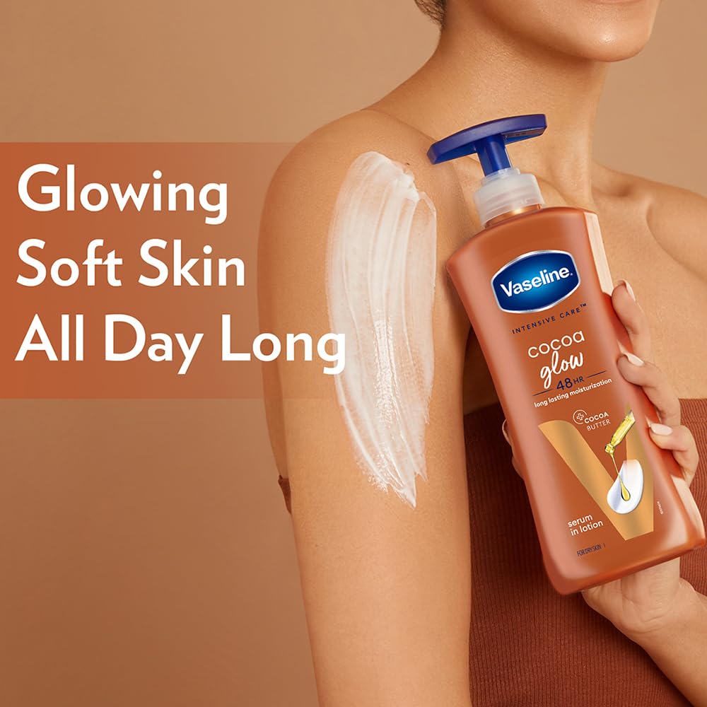 Vaseline Intensive Care Cocoa Glow Pure Cocoa Butter Lotion