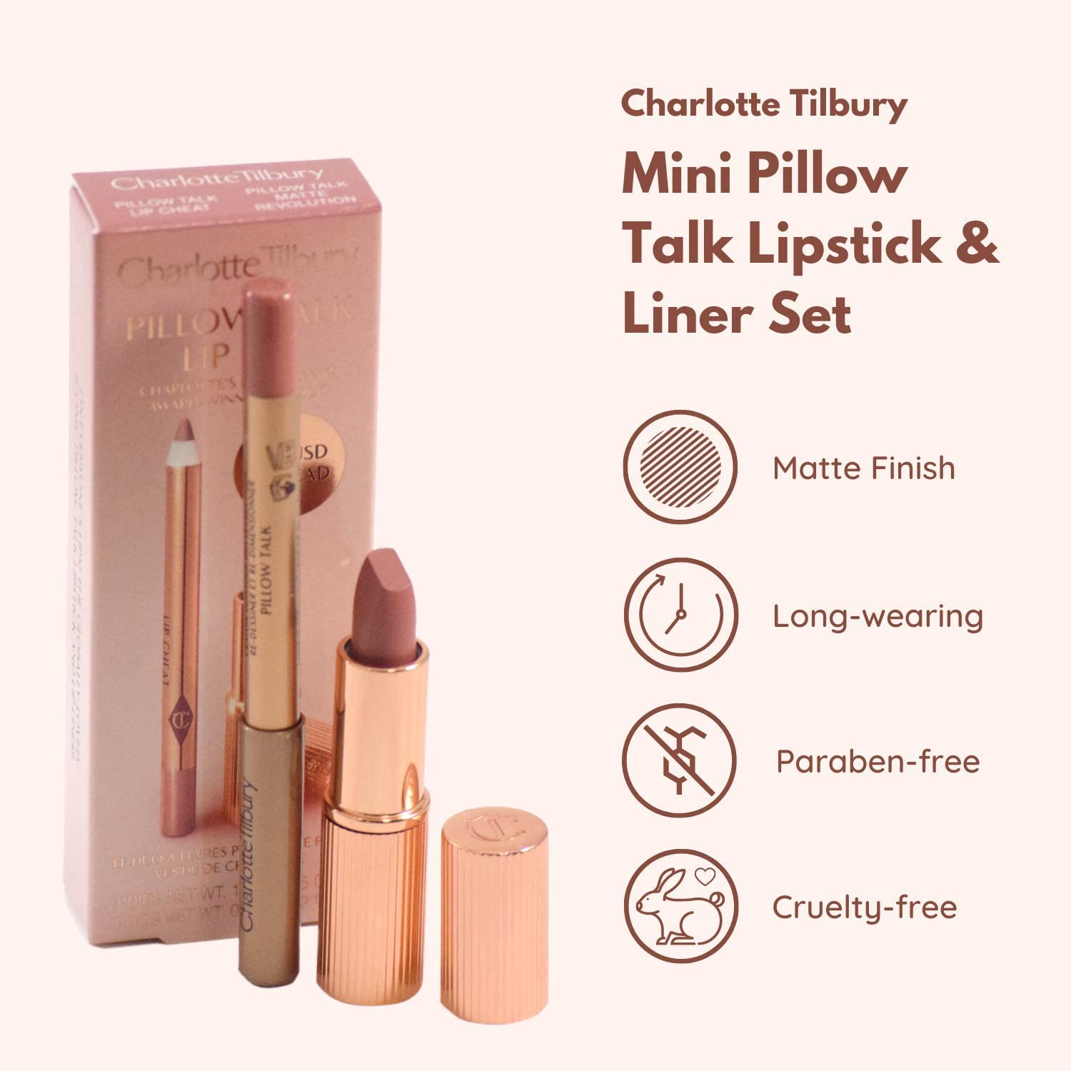 Charlotte Tilbury Pillow Talk Lip Kit