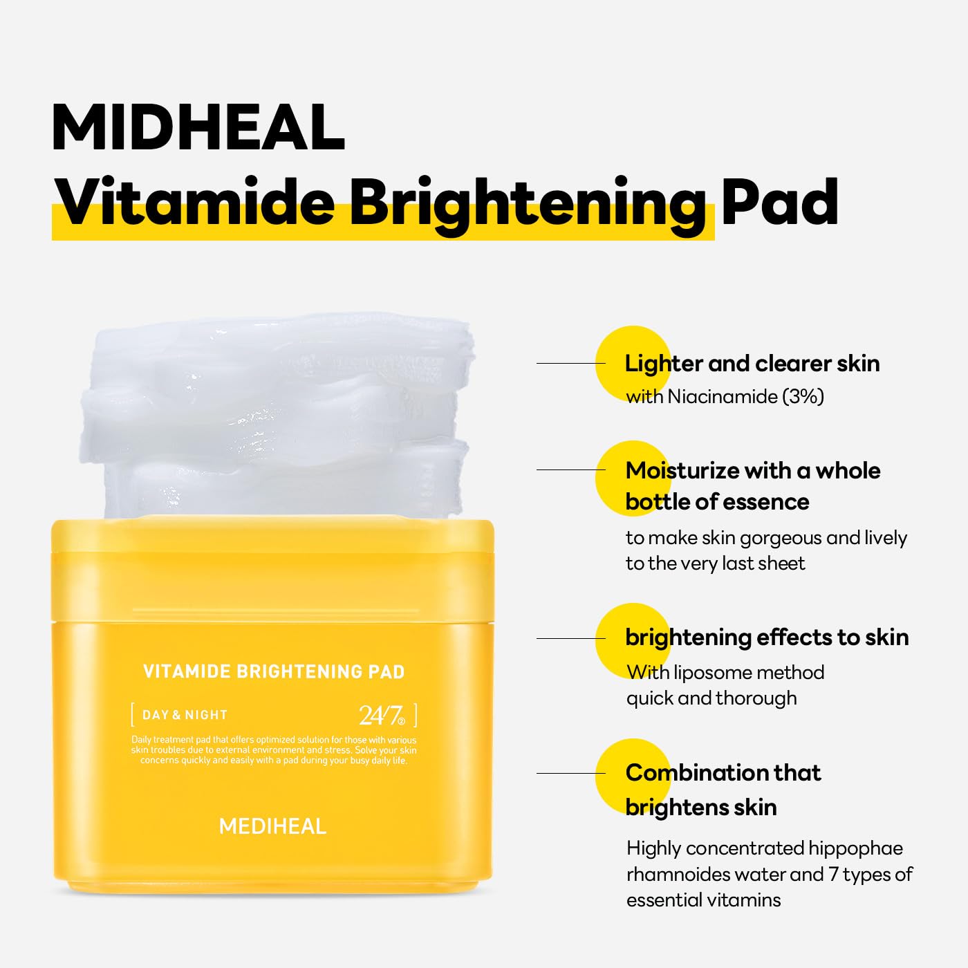 Mediheal Vitamide Brightening Pad