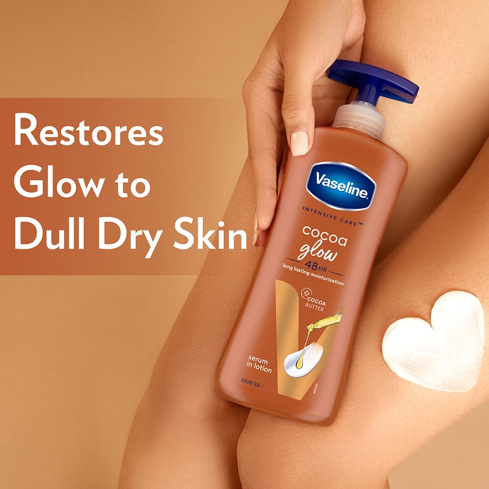 Vaseline Intensive Care Cocoa Glow Pure Cocoa Butter Lotion