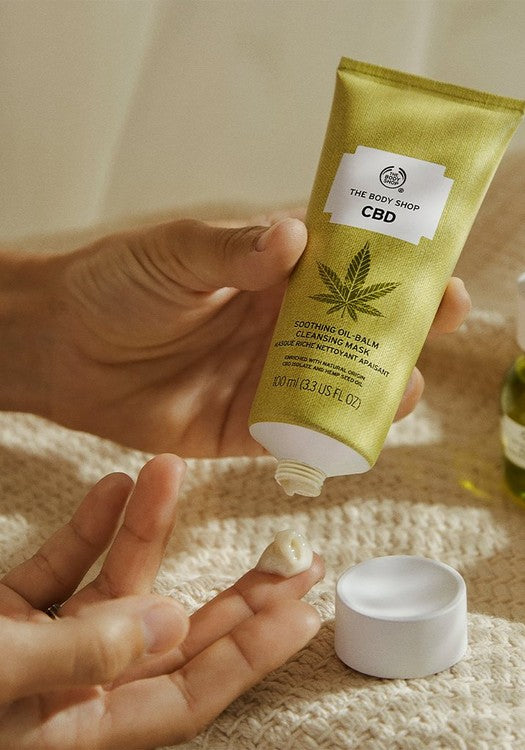 The Body Shop CBD Soothing Oil-Balm Cleansing Mask