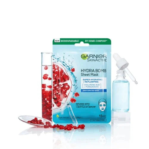 Garnier SkinActive Hydra Bomb Hyaluronic Acid + Pomegranate Sheet Mask