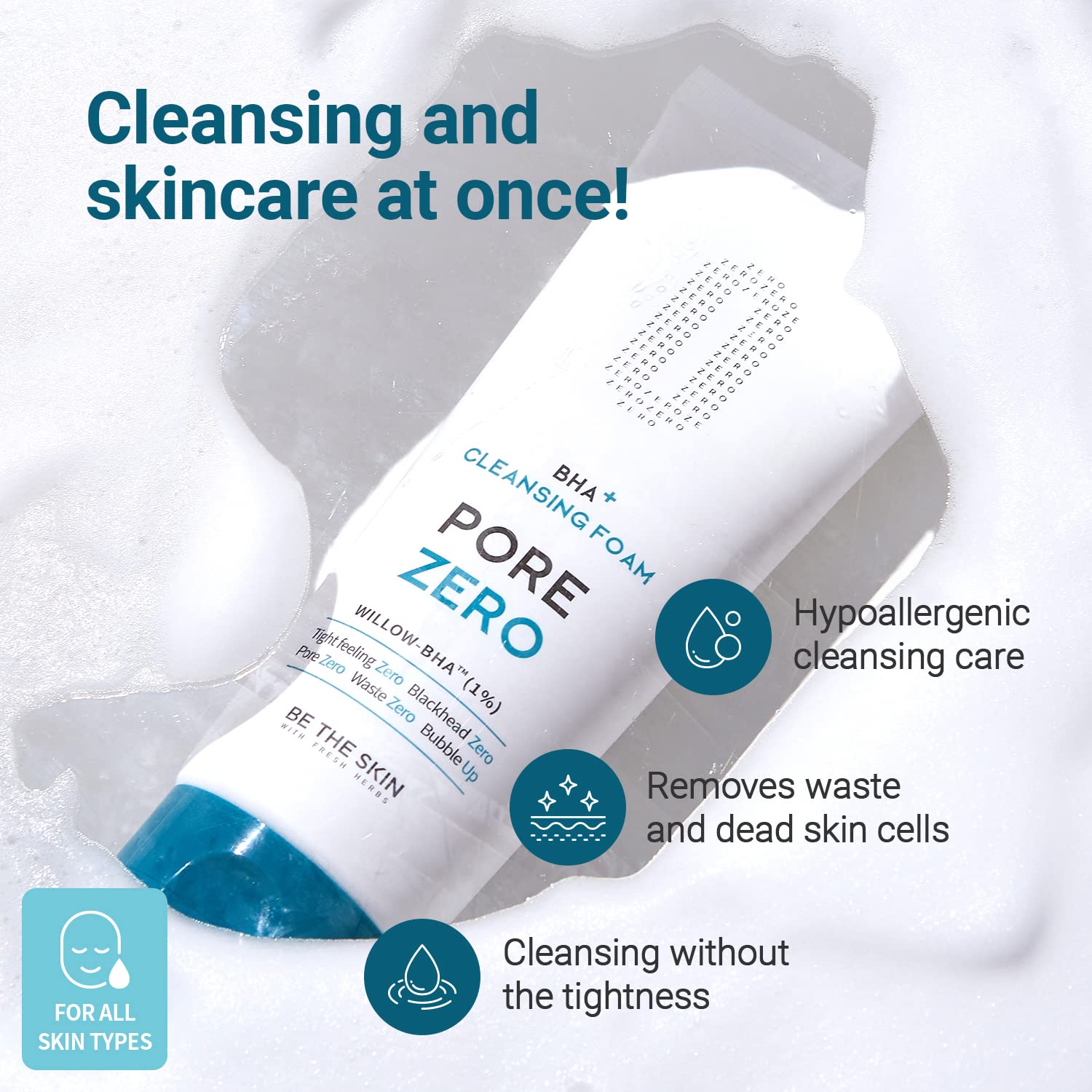 Be the Skin BHA+ Pore Zero Cleansing Foam