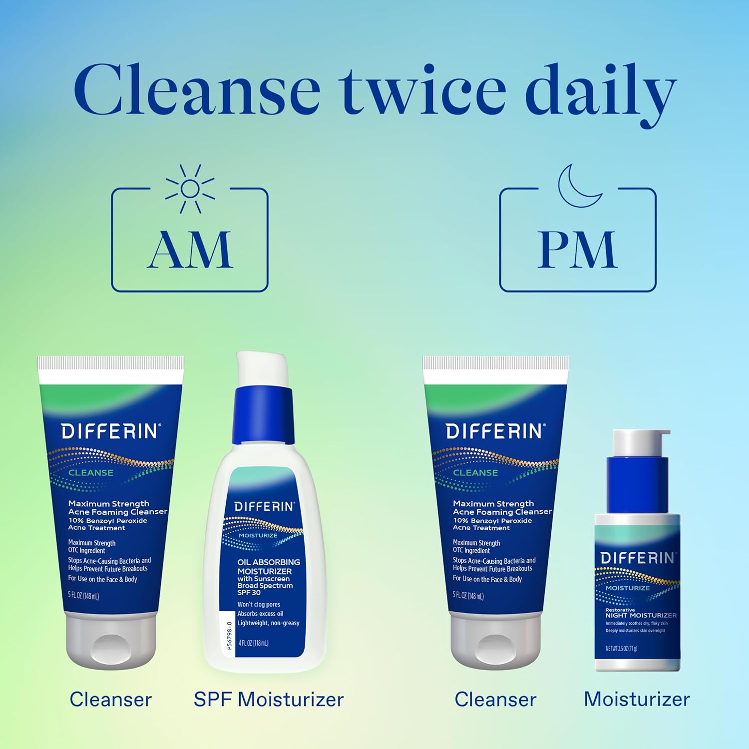 Differin Maximum Strength Acne Foaming Cleanser