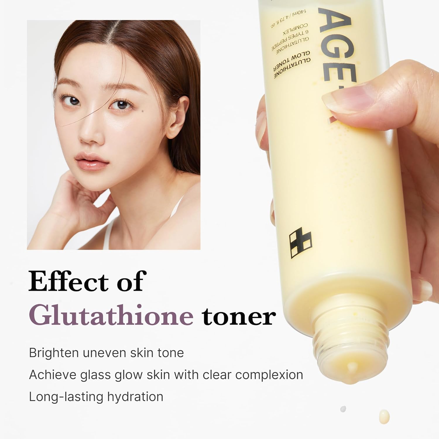 Medicube Age-R Glutathione Glow Milky Toner