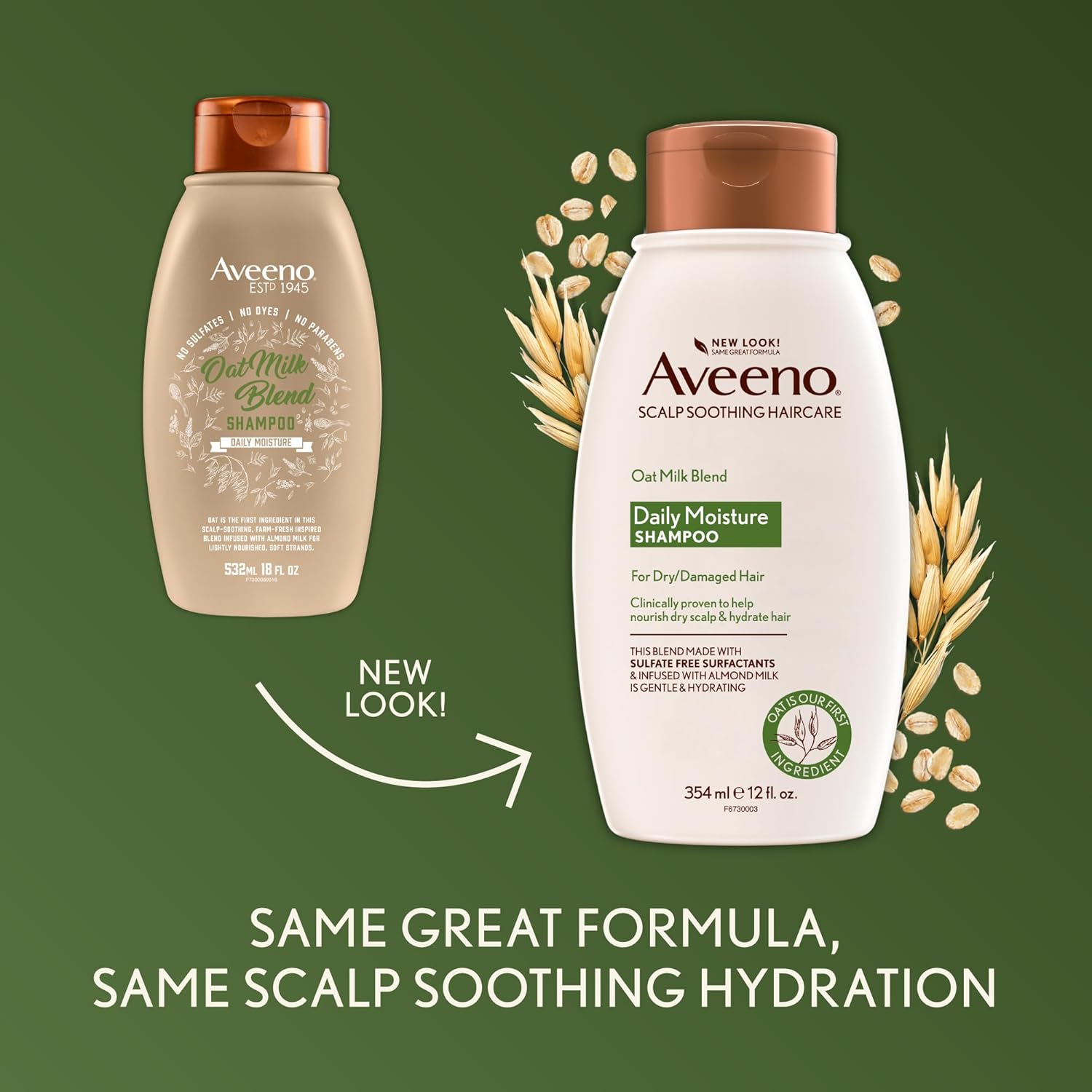 Aveeno Oat Milk Blend Daily Moisture Shampoo