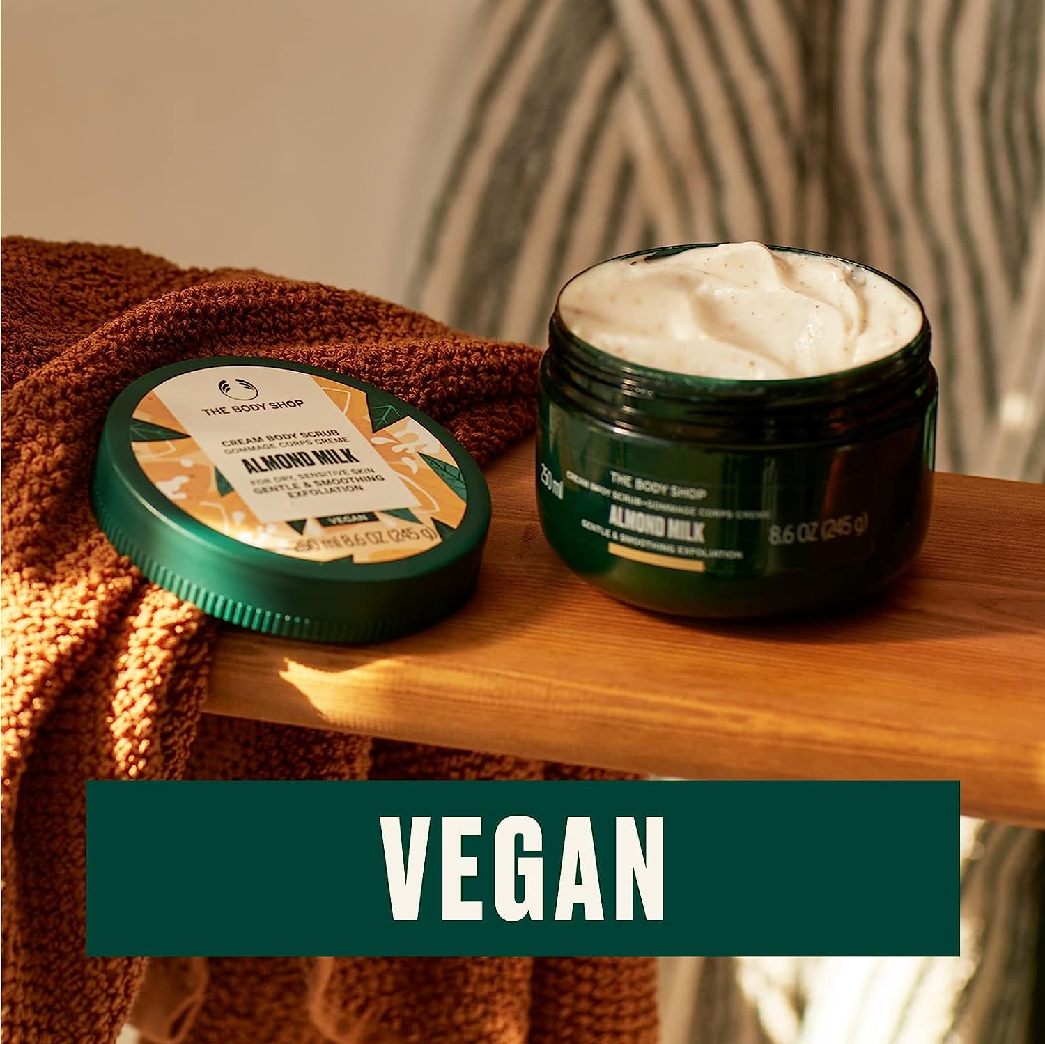 The Body Shop Cream Body Scrub - Almond Milk