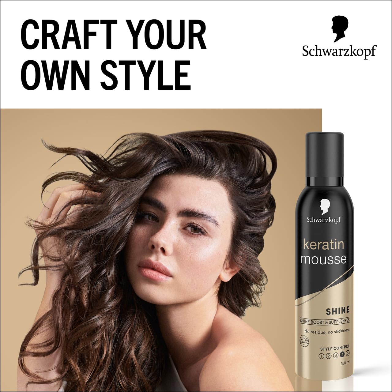 Schwarzkopf Keratin Styling Hair Mousse