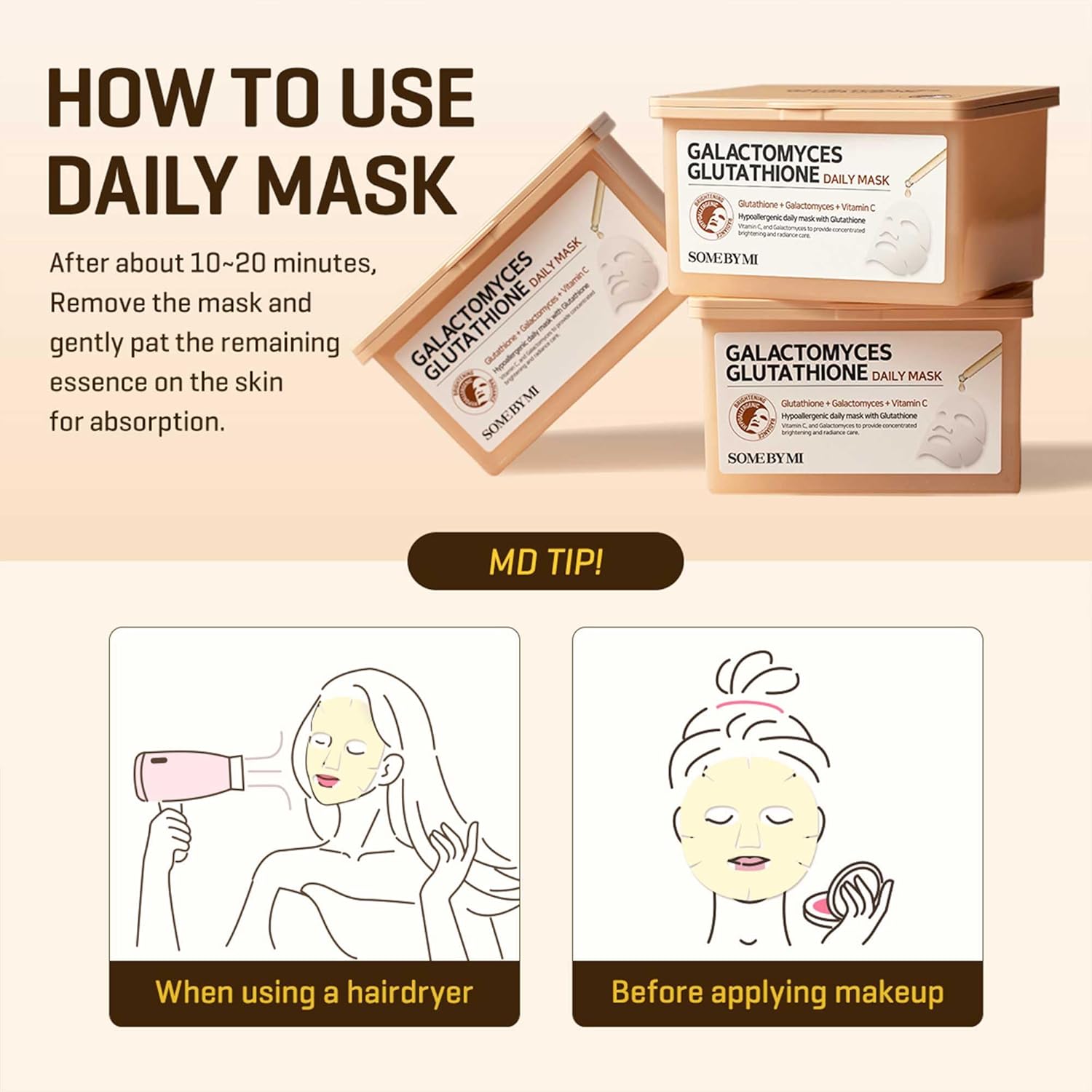 Some By Mi Galactomyces Glutathione Daily Mask