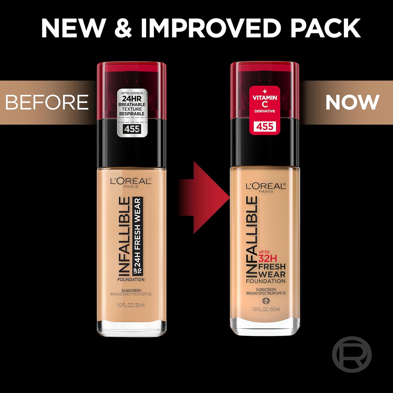 L'Oreal Paris Infallible 32 Hour Fresh Wear Lightweight Foundation SPF 25