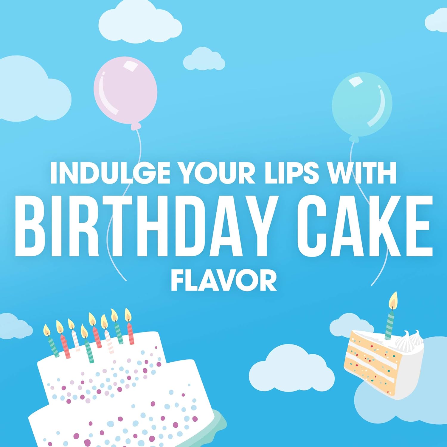 Chapstick Happy Birthday Party Favor Lip Balm Gift Pack