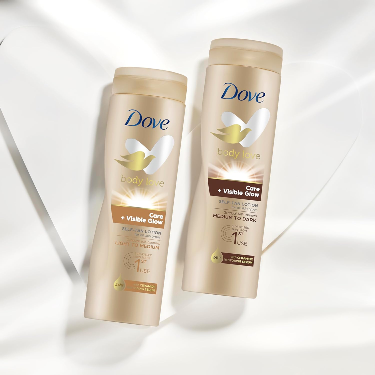 Dove Body Love Visible Glow Gradual Self-Tan Lotion