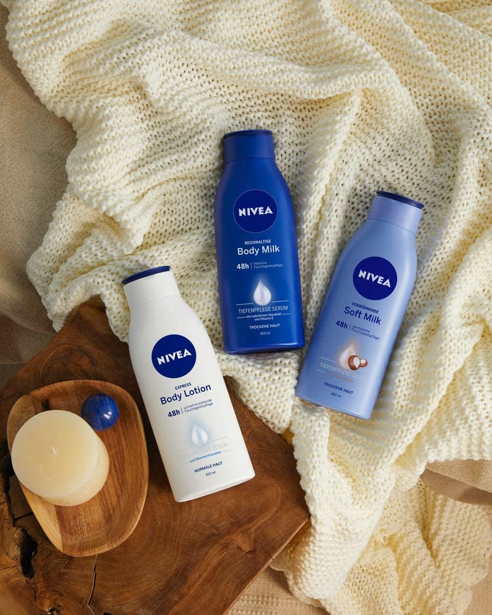 Nivea Body Soft Milk Deep Care Serum And Shea Butter