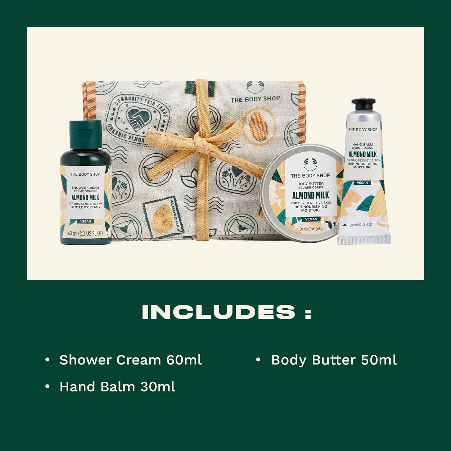 The Body Shop Soothe & Smooth Almond Milk Mini Gift