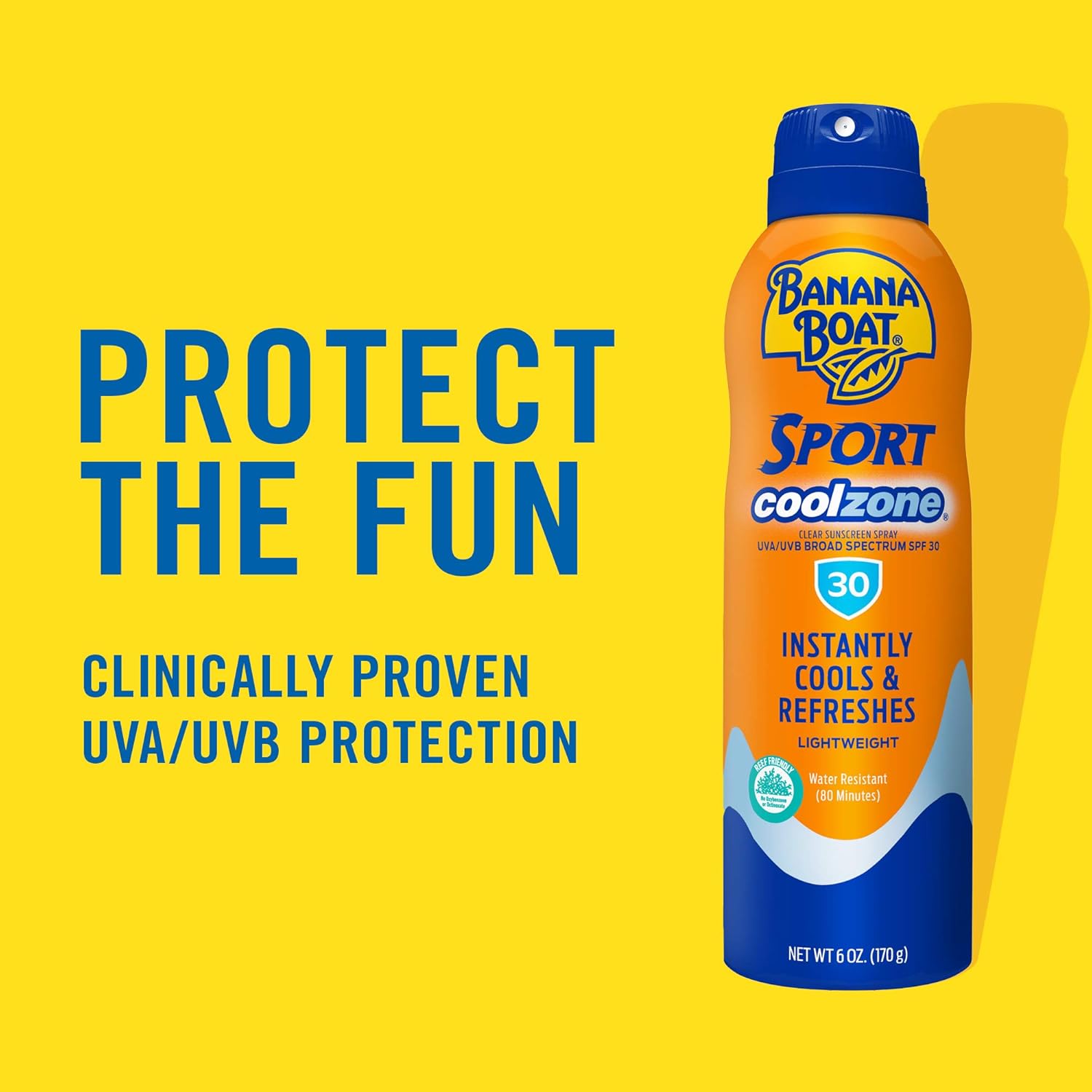 Banana Boat Sport Cool Zone Sunscreen Spray SPF 50+