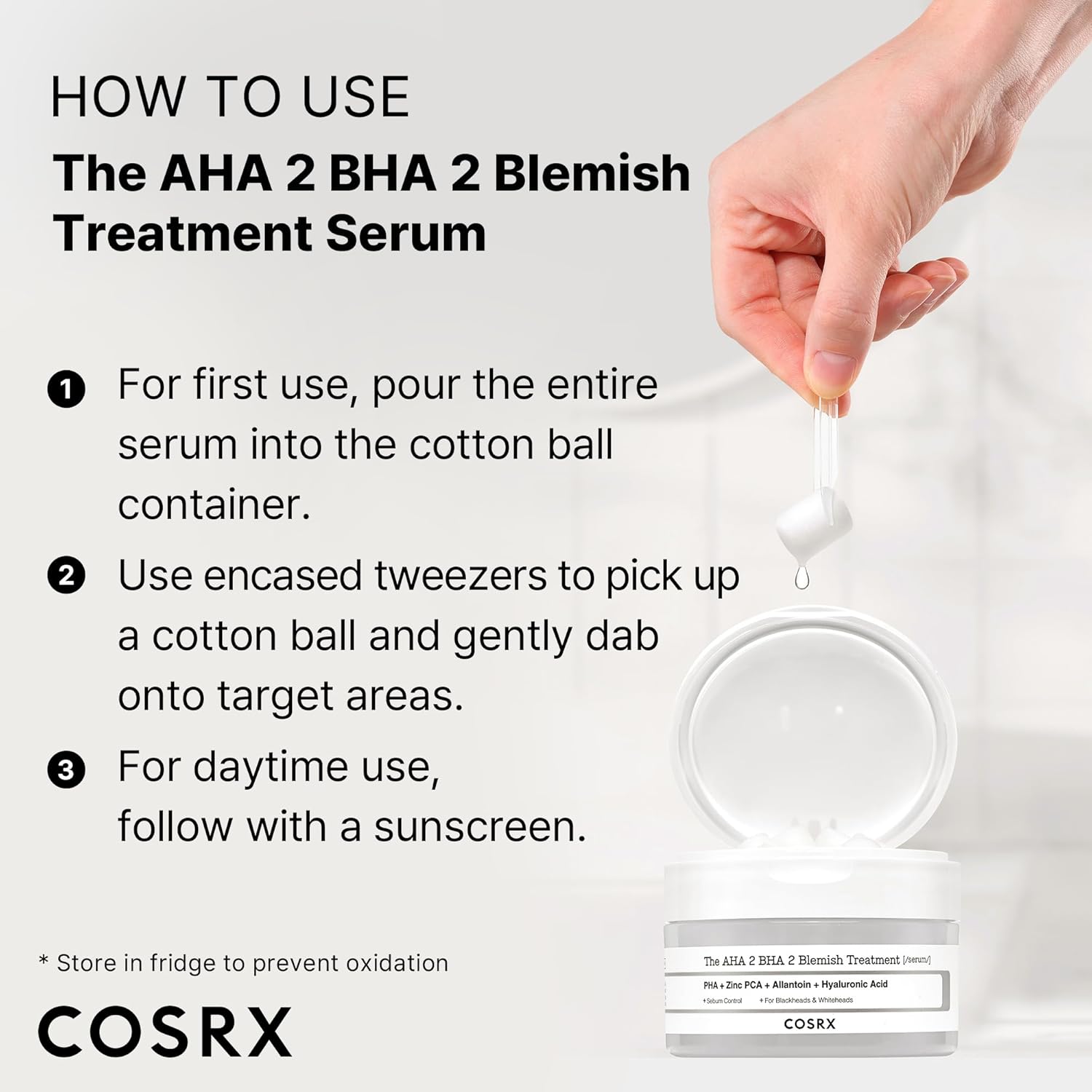 Cosrx The AHA 2 BHA 2 Blemish Treatment Serum