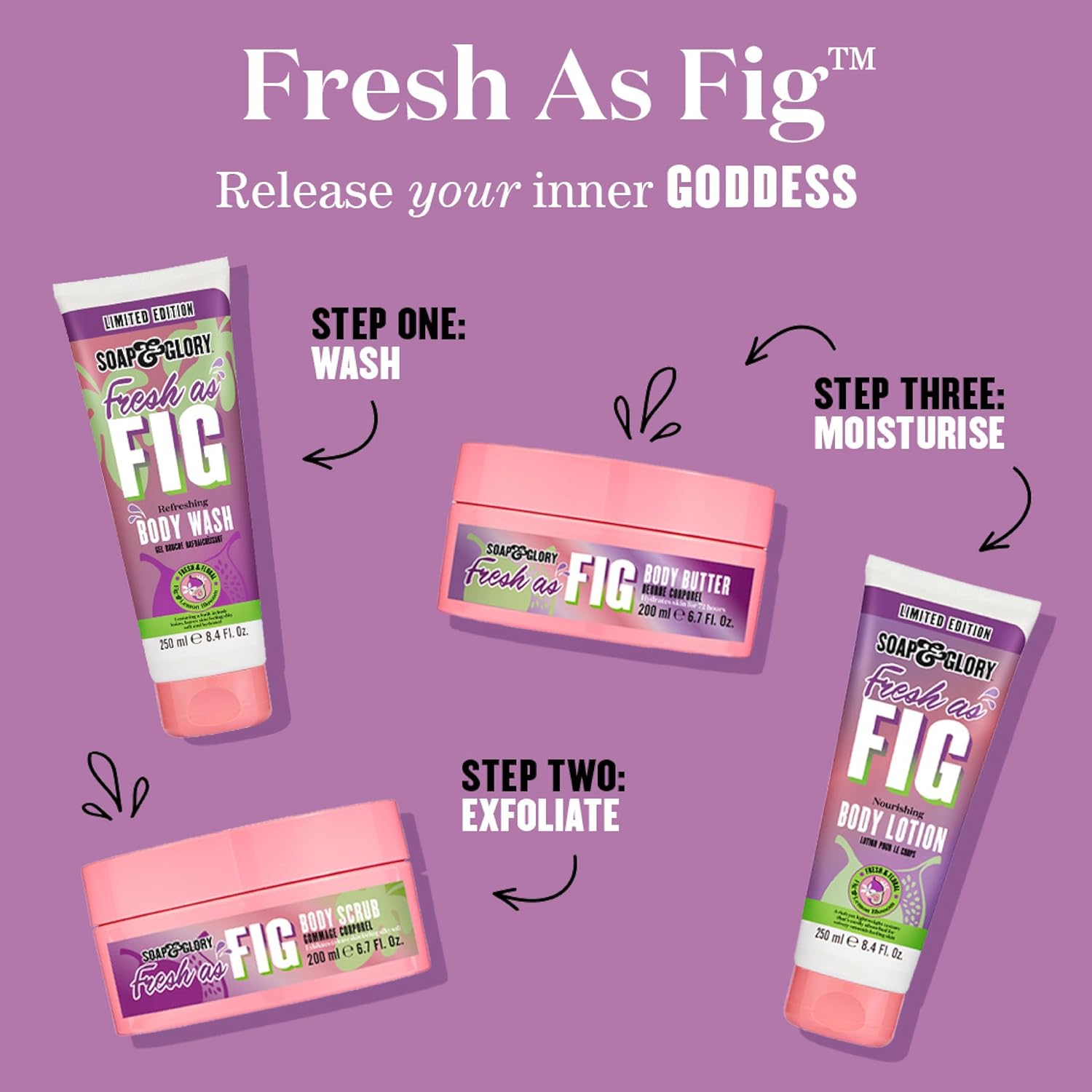 Soap & Glory Fresh As Fig Refreshing Body Wash