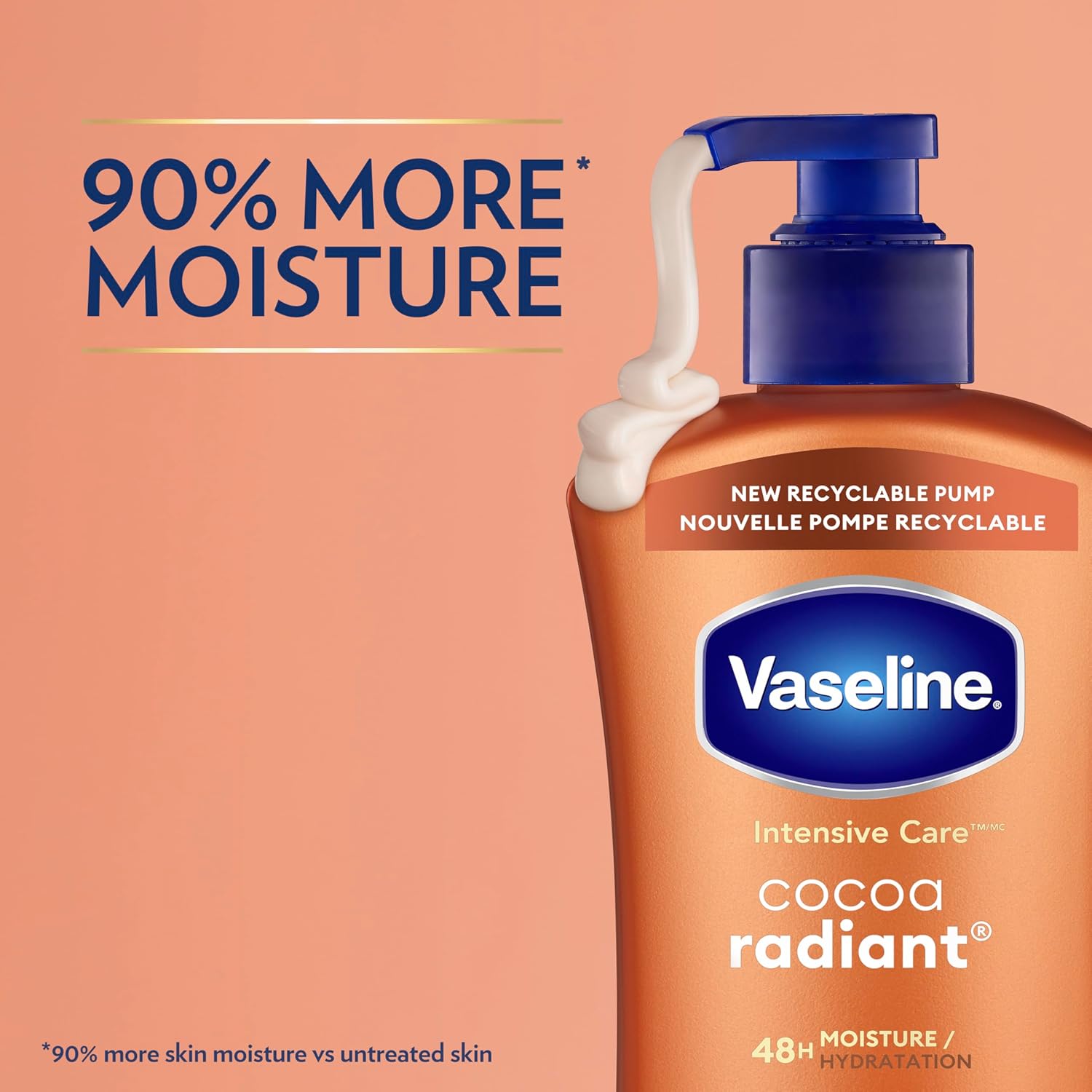 Vaseline Intensive Cocoa Radiant Care Body Lotion