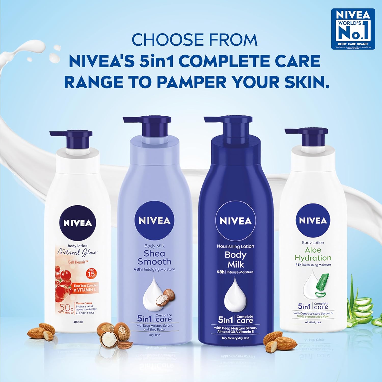 Nivea Body Milk Nourishing Lotion