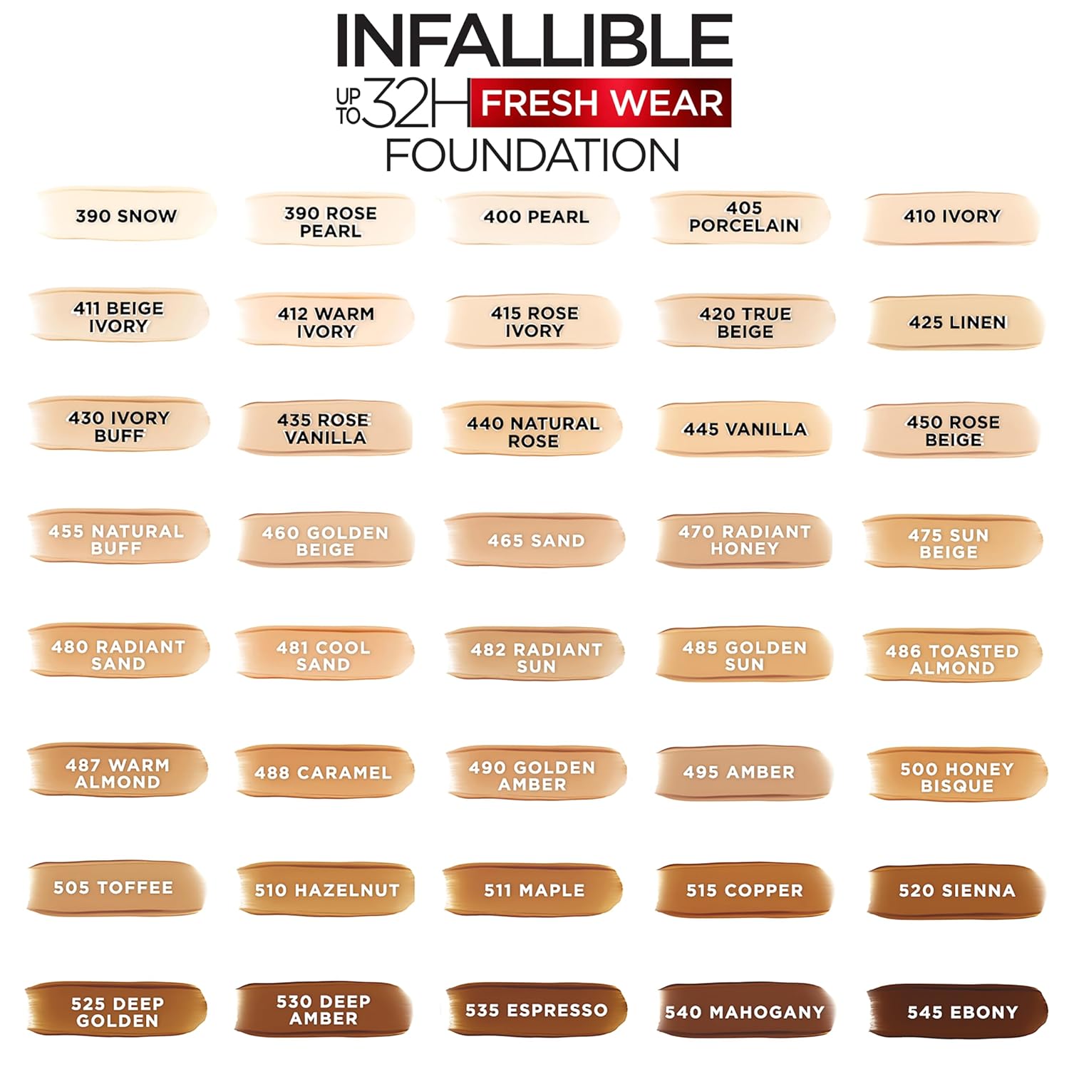 L'Oreal Paris Infallible 32 Hour Fresh Wear Lightweight Foundation SPF 25