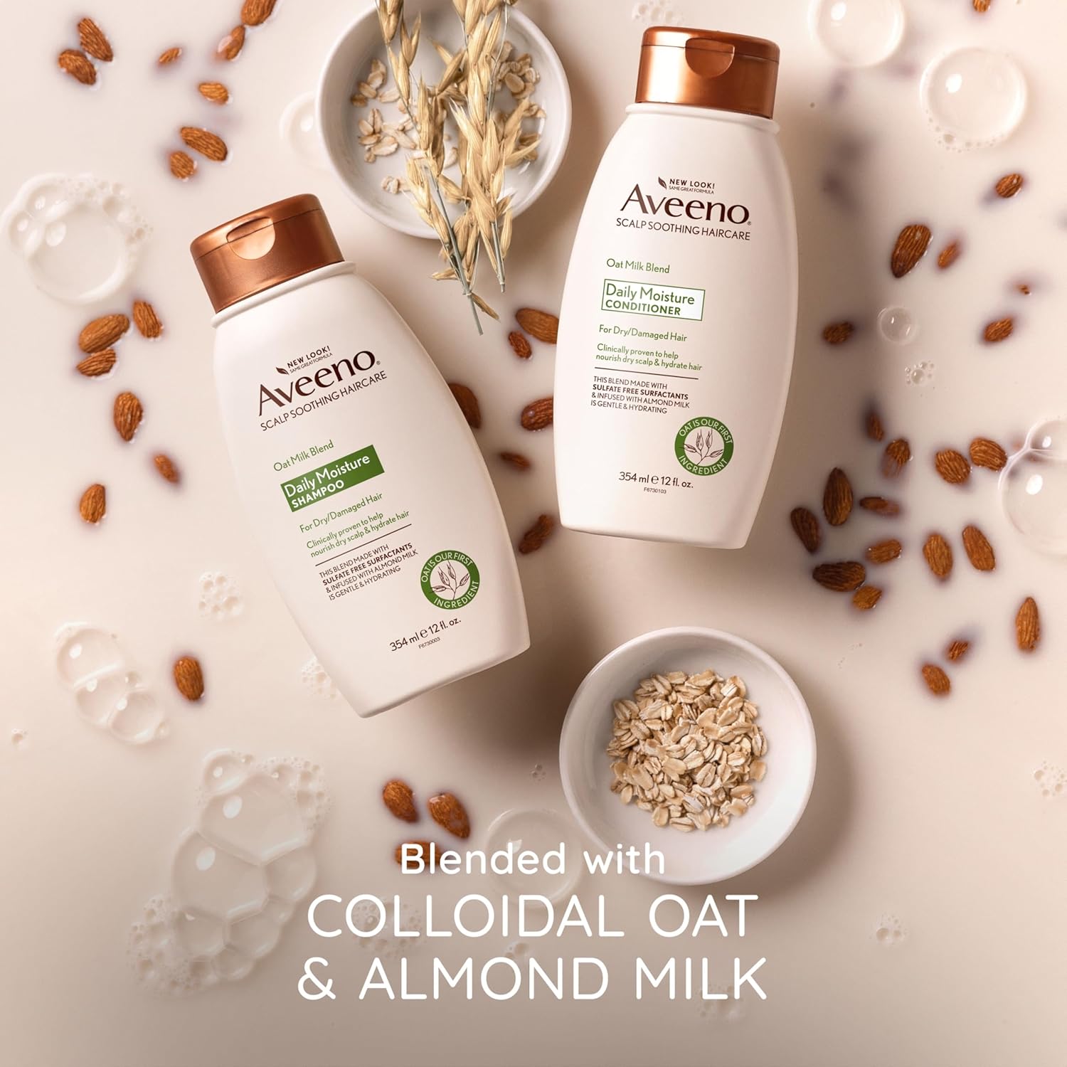 Aveeno Oat Milk Blend Daily Moisture Shampoo