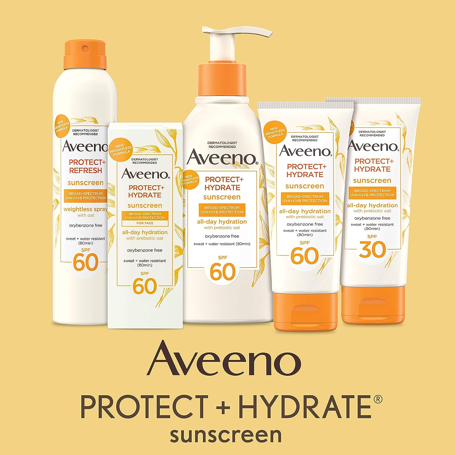 Aveeno Protect + Hydrate Sunscreen Face Lotion SPF 60