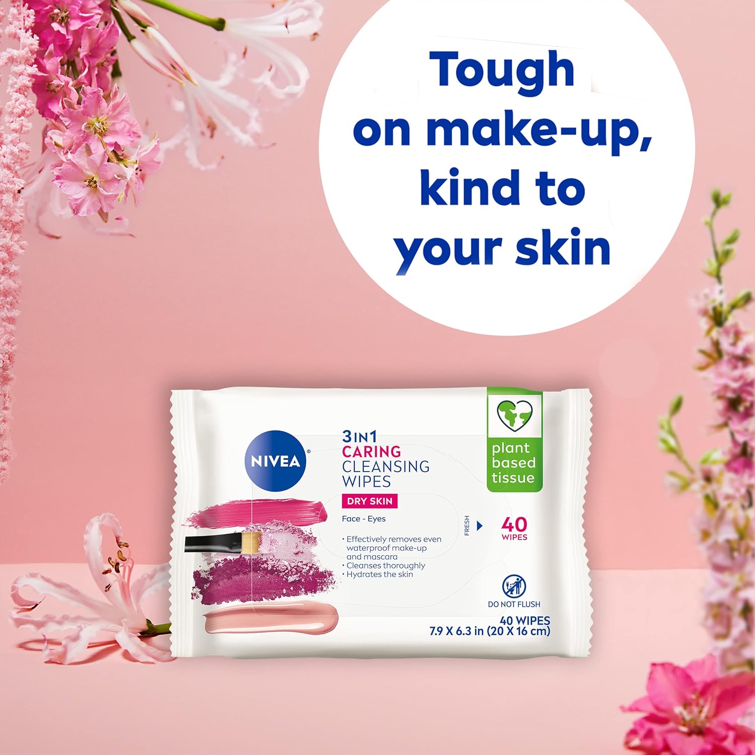 Nivea 3 In 1 Caring Cleansing Wipes