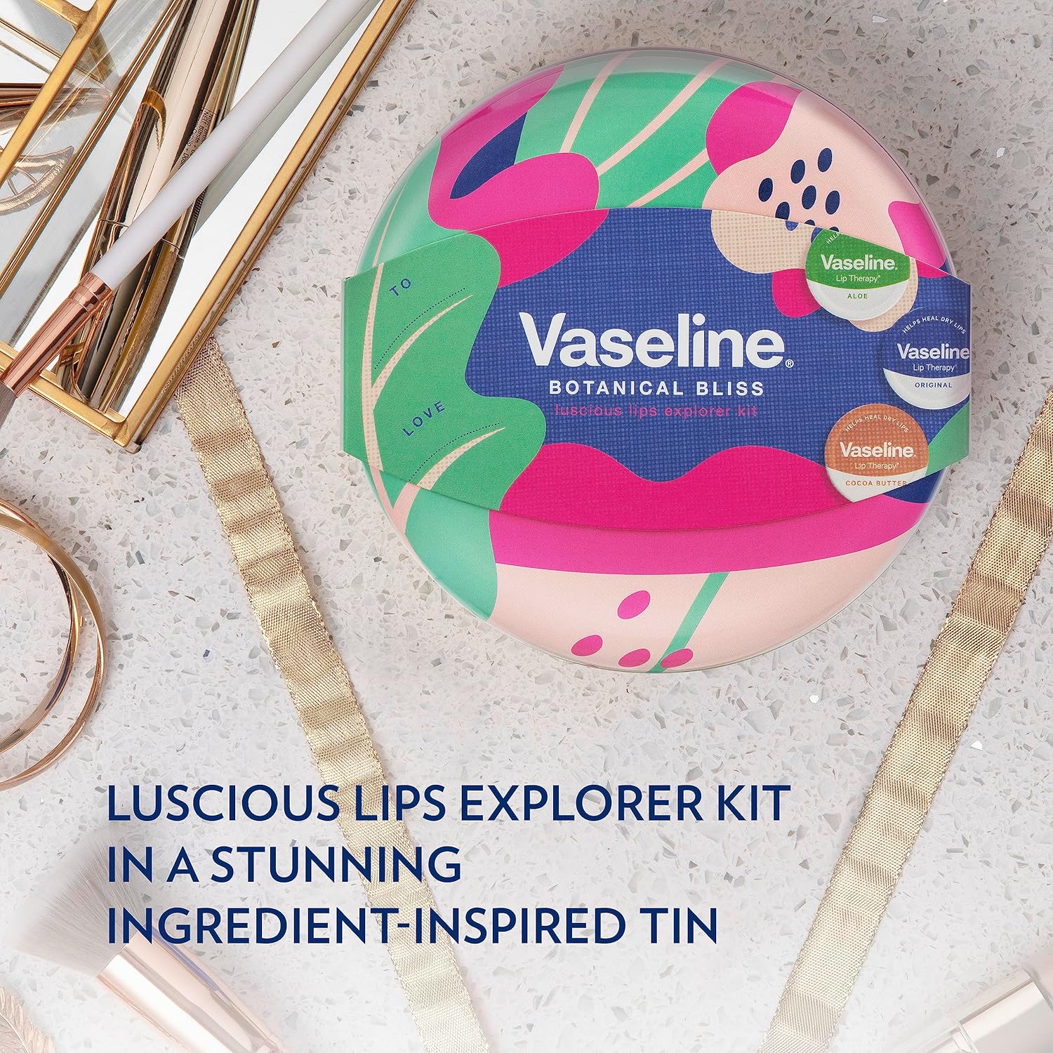 Vaseline Botanical Bliss Luscious Lips Explorer Kit