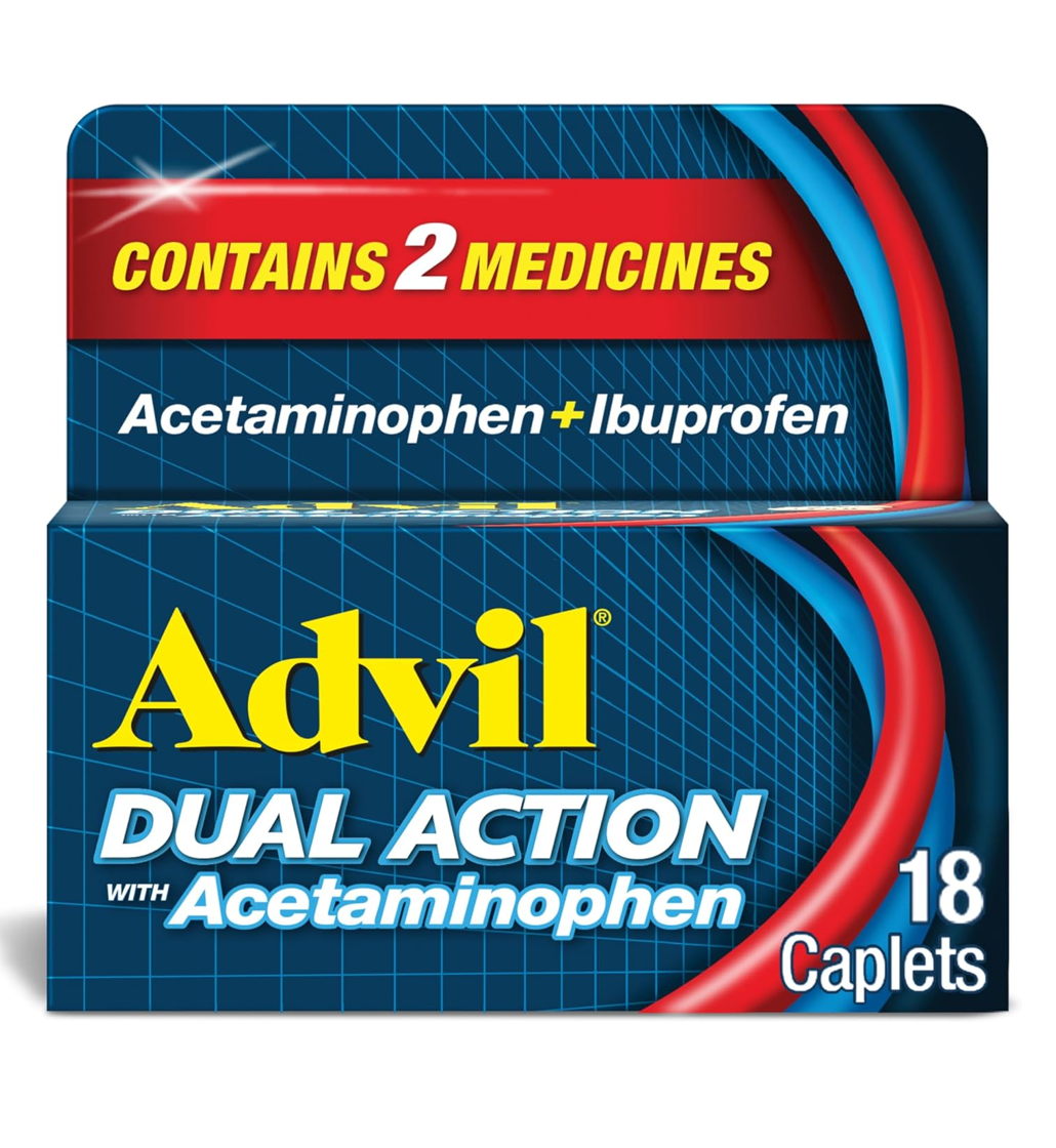 Advil Dual Action Back Pain Reliever Tablets