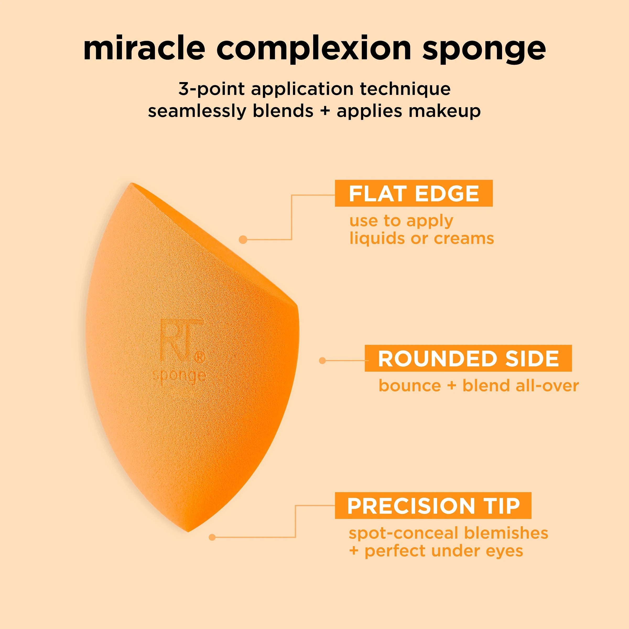 Real Techniques Miracle Complexion Sponge + Concealer Sponge Duo Set