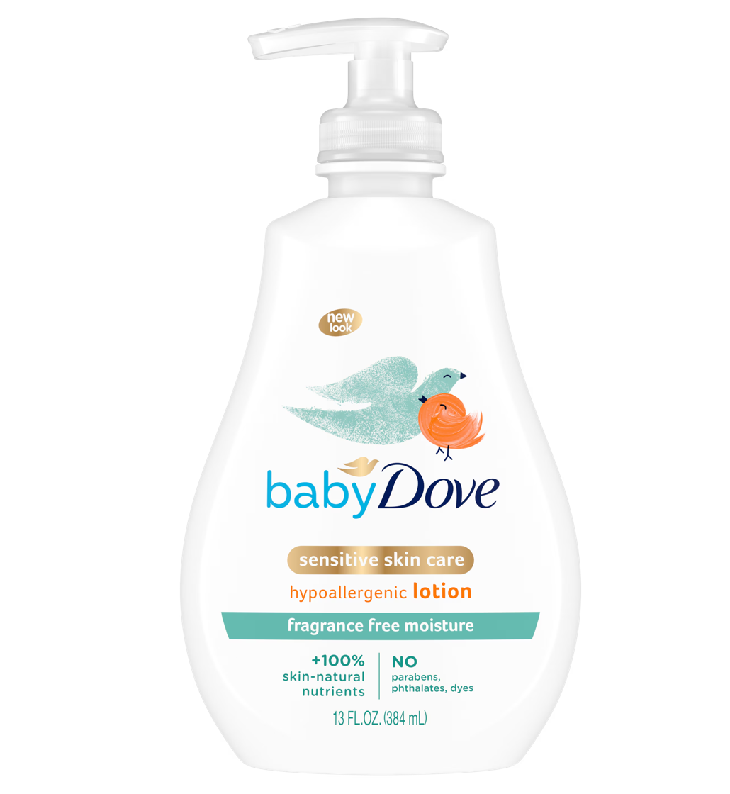 Baby Dove Fragrance Free Moisture Hypoallergenic Lotion